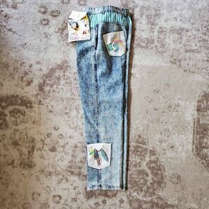 EJ Gitano Jeans 1980s Girls SZ 14 Deadstock NWT
